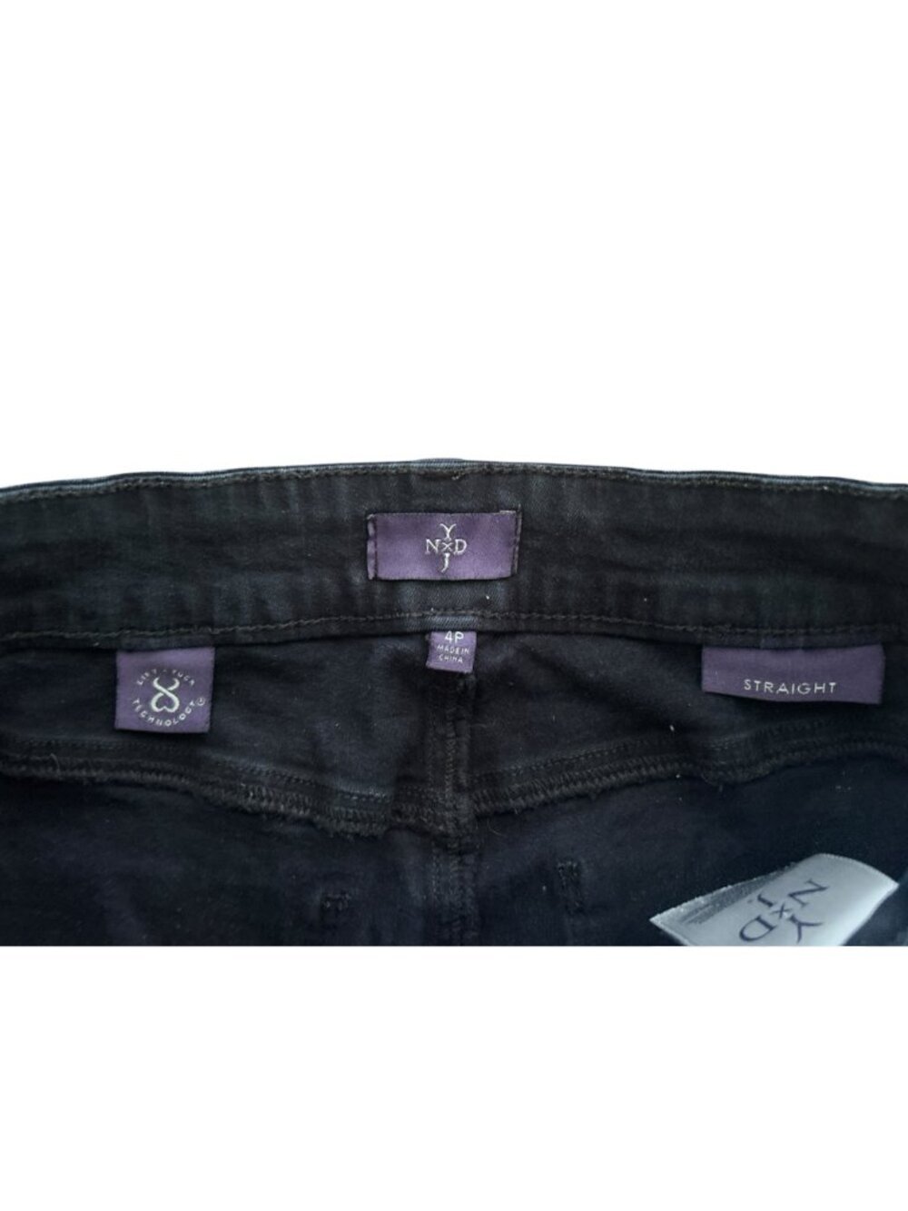NYDJ Women's Black Straight Lift Tuck Jeans - Picture 4 of 8